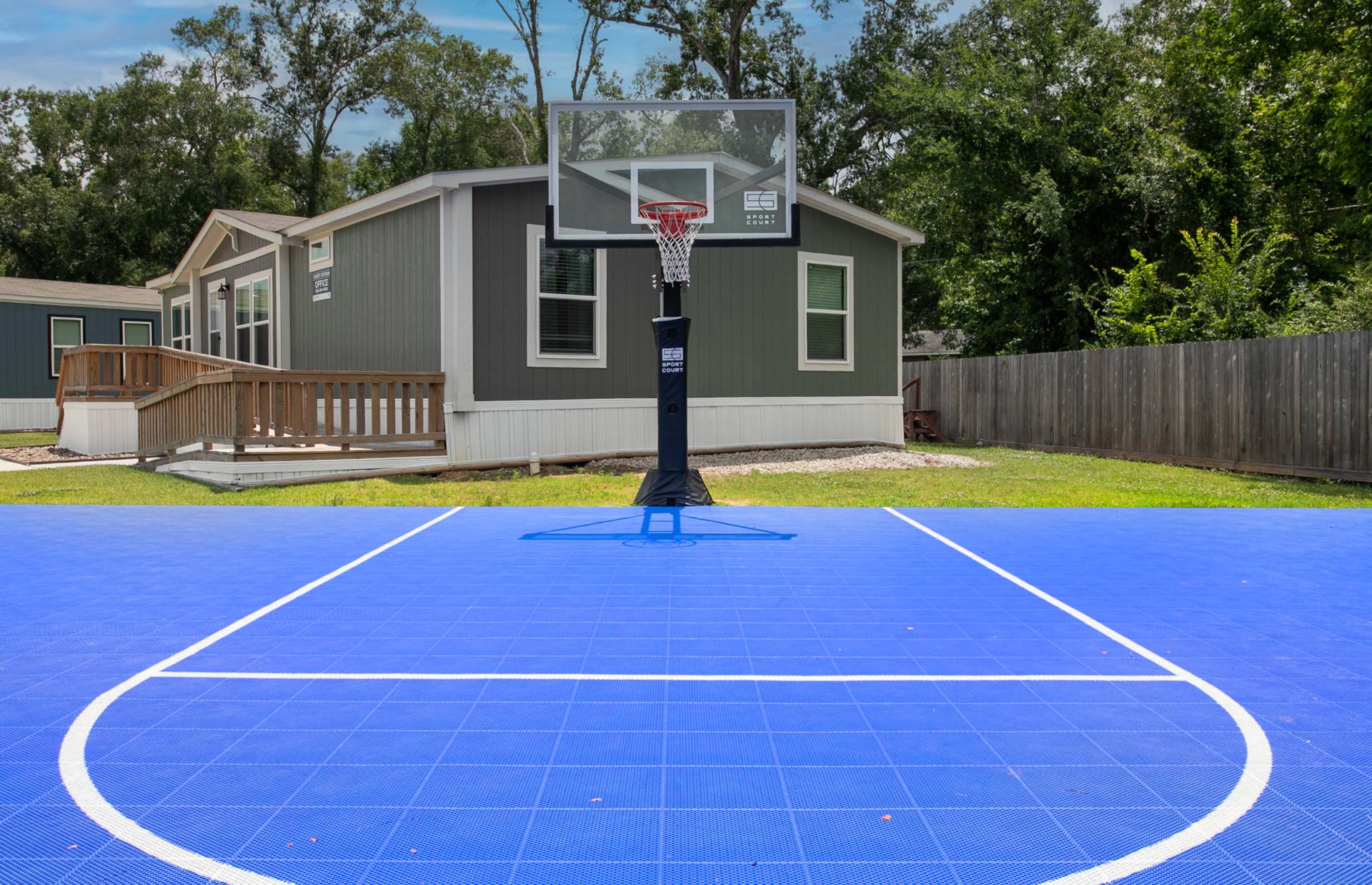 Caney Station basketball court