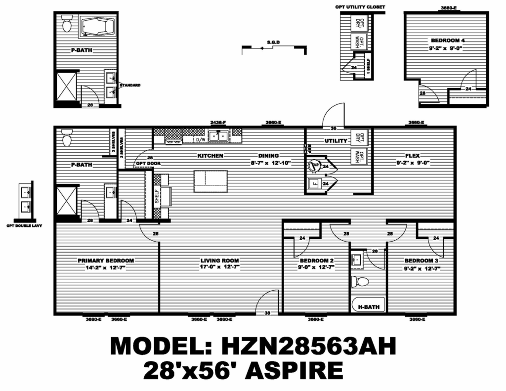 Clayton Aspire floorplan