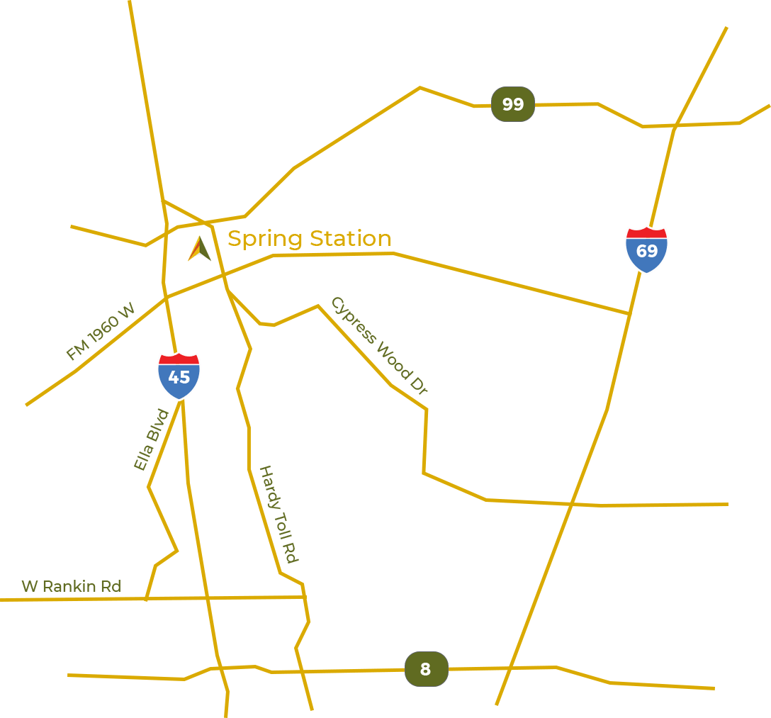 Spring Station area map