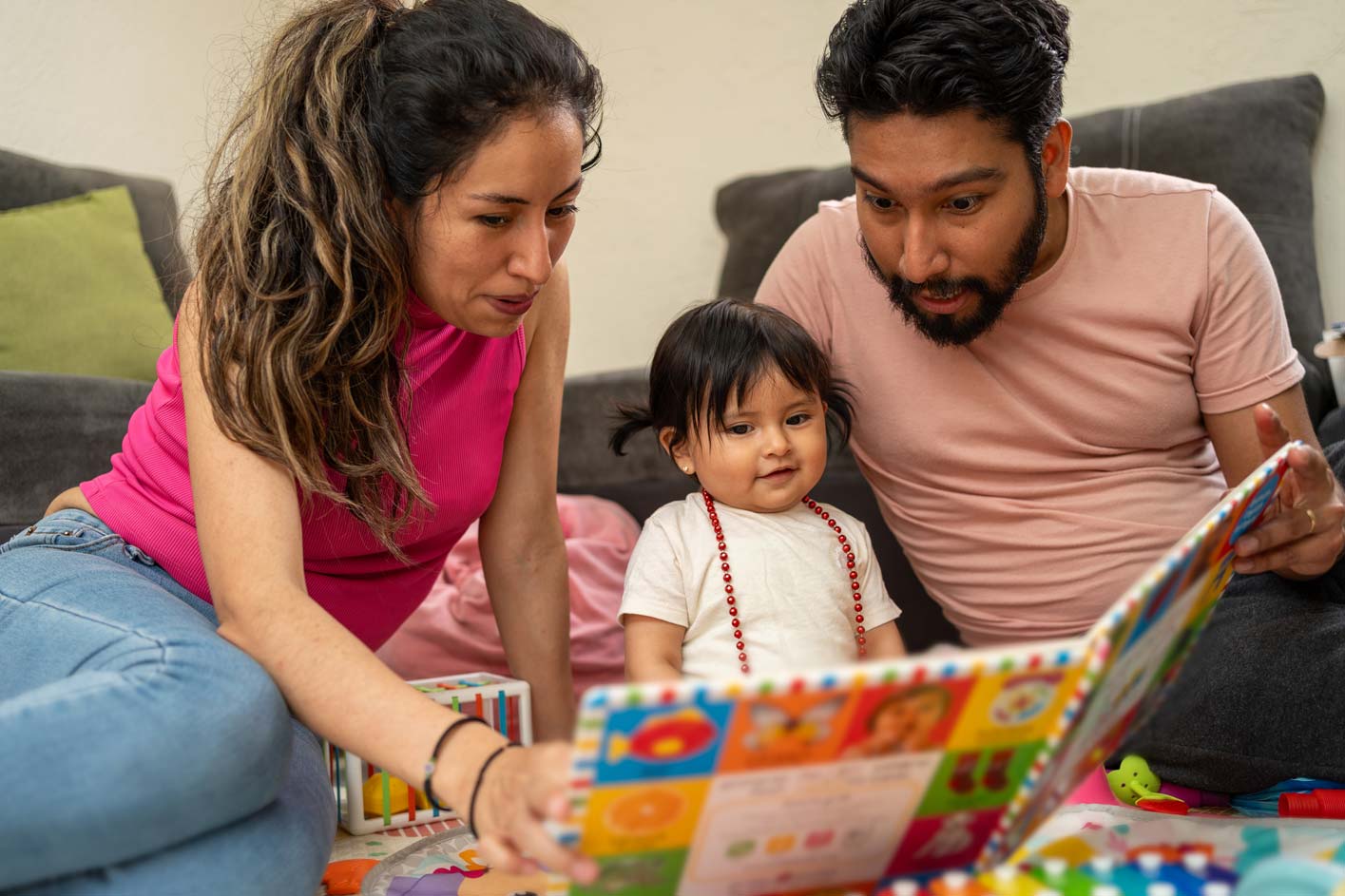 Child with parents